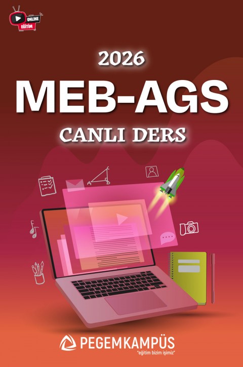 2026 MEB-AGS Canlı Ders + Ders İzleme Defteri + Soru Bankası