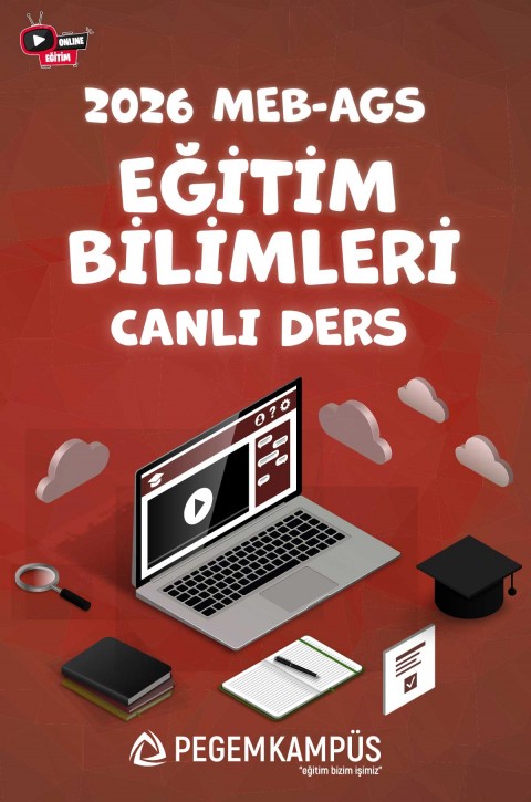 2026 MEB-AGS Eğitim Bilimleri Canlı Ders + Soru Bankası + AGS Video Kayıtları