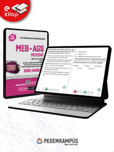 2026 MEB-AGS Mevzuat-Anayasa-222 Sayılı İlköğretim ve Eğitim Kanunu-1739 Sayılı Millî Eğitim Temel Kanunu-7528 Sayılı Öğretmenlik Mesleği Kanunu Tamamı Çözümlü E-Soru Bankası