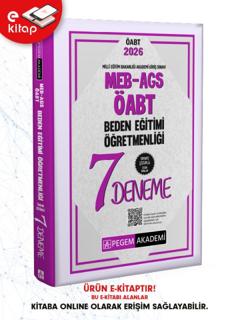 2026 MEB-AGS-ÖABT Beden Eğitimi Öğretmenliği Tamamı Çözümlü 7 E-Deneme