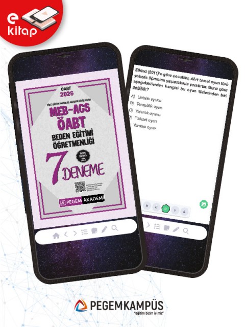 2026 MEB-AGS-ÖABT Beden Eğitimi Öğretmenliği Tamamı Çözümlü 7 E-Deneme