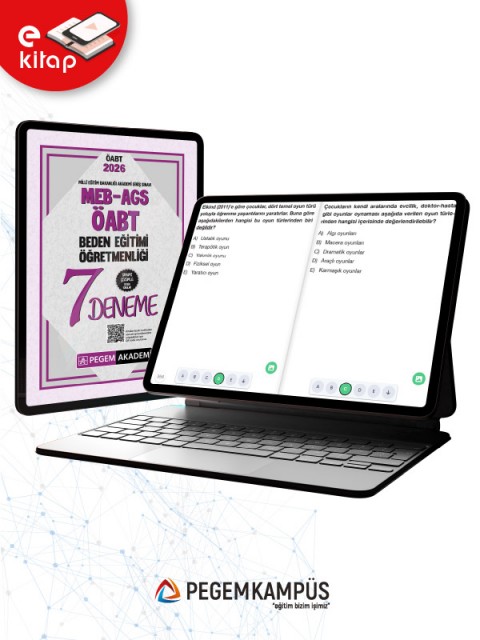 2026 MEB-AGS-ÖABT Beden Eğitimi Öğretmenliği Tamamı Çözümlü 7 E-Deneme