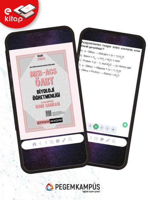 2026 MEB-AGS ÖABT Biyoloji Öğretmenliği Tamamı Çözümlü E-Soru Bankası