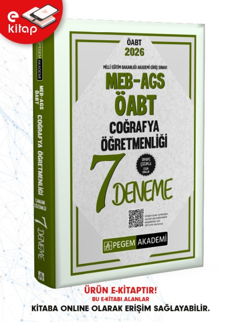 2026 MEB-AGS-ÖABT Coğrafya Öğretmenliği Tamamı Çözümlü 7 E-Deneme