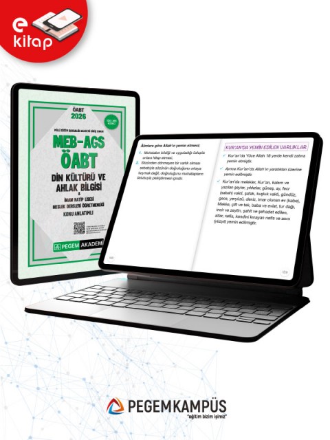 2026 MEB-AGS ÖABT Din Kültürü ve Ahlak Bilgisi Öğretmenliği Konu Anlatımlı E-Kitap