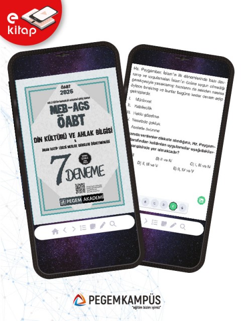 2026 MEB-AGS-ÖABT Din Kültürü ve Ahlak Bilgisi Öğretmenliği Tamamı Çözümlü 7 E-Deneme