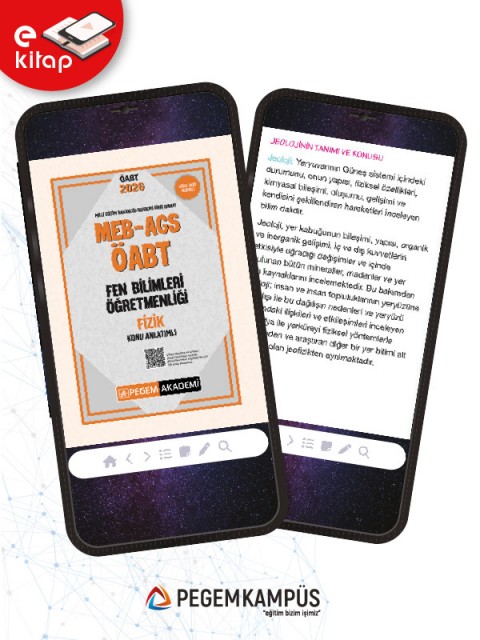 2026 MEB-AGS ÖABT Fen Bilimleri Öğretmenliği Konu Anlatımlı E-Kitap Seti