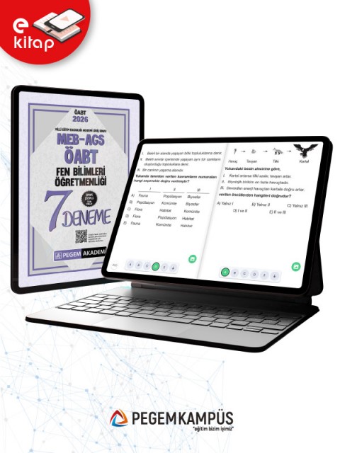 2026 MEB-AGS-ÖABT Fen Bilimleri Öğretmenliği Tamamı Çözümlü 7 E-Deneme