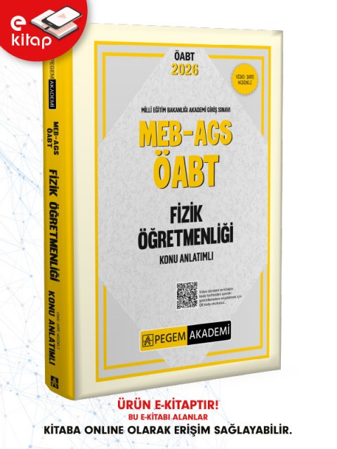 2026 MEB-AGS ÖABT Fizik Öğretmenliği Konu Anlatımlı E-Kitap