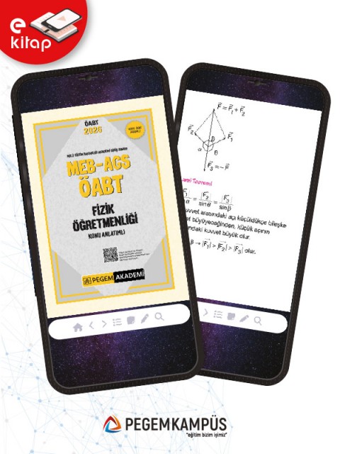 2026 MEB-AGS ÖABT Fizik Öğretmenliği Konu Anlatımlı E-Kitap
