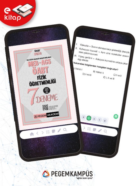 2026 MEB-AGS-ÖABT Fizik Öğretmenliği Tamamı Çözümlü 7 E-Deneme