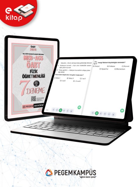 2026 MEB-AGS-ÖABT Fizik Öğretmenliği Tamamı Çözümlü 7 E-Deneme