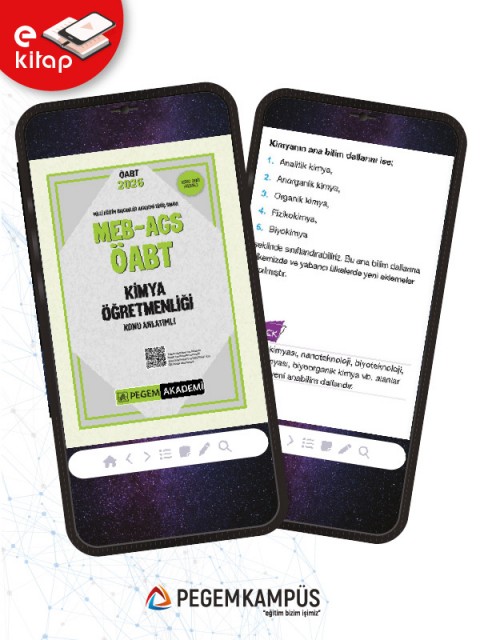 2026 MEB-AGS ÖABT Kimya Öğretmenliği Konu Anlatımlı E-Kitap