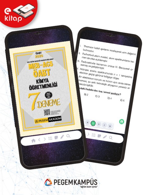 2026 MEB-AGS-ÖABT Kimya Öğretmenliği Tamamı Çözümlü 7 E-Deneme