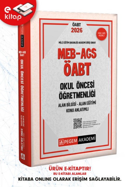 2026 MEB-AGS ÖABT Okul Öncesi Öğretmenliği Konu Anlatımlı E-Kitap