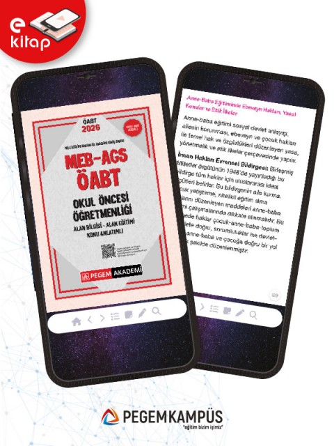 2026 MEB-AGS ÖABT Okul Öncesi Öğretmenliği Konu Anlatımlı E-Kitap