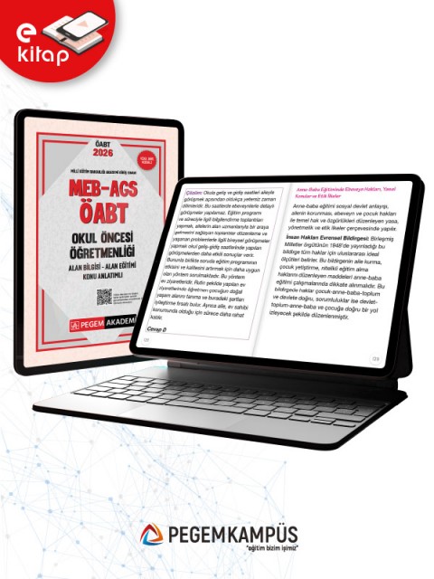 2026 MEB-AGS ÖABT Okul Öncesi Öğretmenliği Konu Anlatımlı E-Kitap