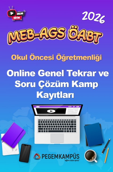 2026 MEB-AGS ÖABT Okul Öncesi Öğretmenliği Online Genel Tekrar ve Soru Çözüm Kamp Kayıtları