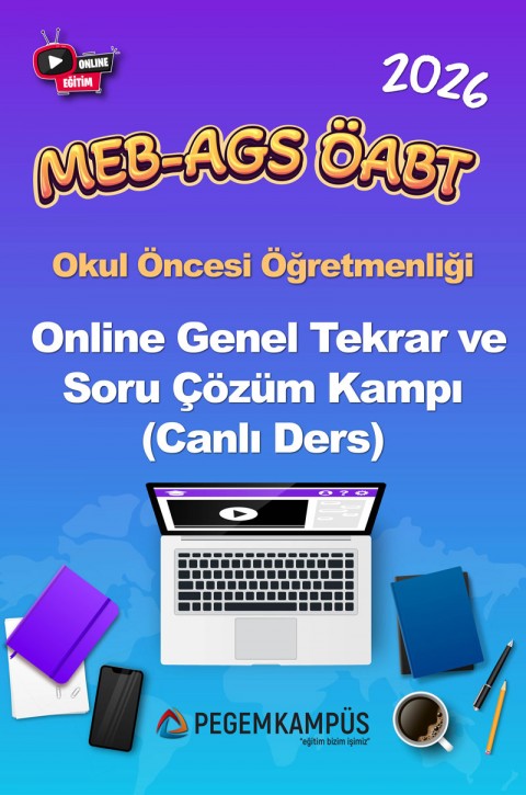 2026 MEB-AGS ÖABT Okul Öncesi Öğretmenliği Online Genel Tekrar ve Soru Çözüm Kampı (Canlı Ders)