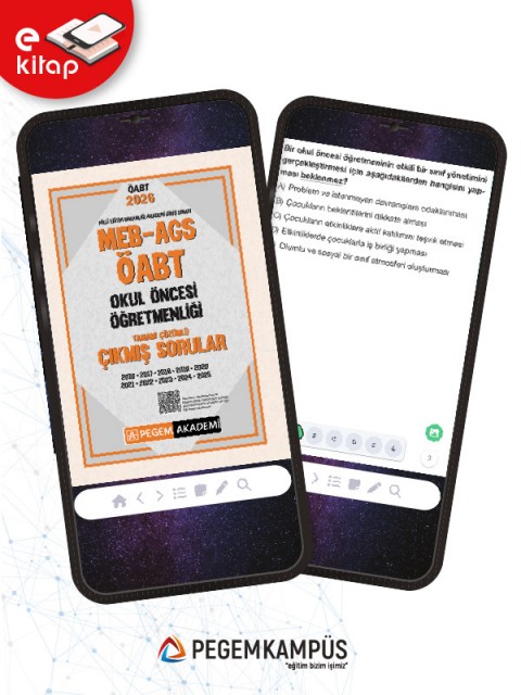 2026 MEB-AGS ÖABT Okul Öncesi Öğretmenliği Tamamı Çözümlü Çıkmış Sorular (e-kitap)