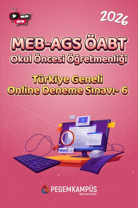 2026 MEB-AGS ÖABT Okul Öncesi Öğretmenliği Türkiye Geneli Online Deneme Sınavı-6