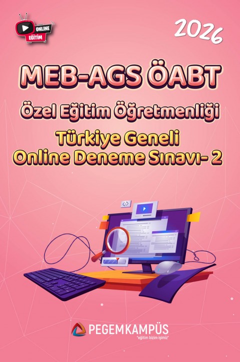 2026 MEB-AGS ÖABT Özel Eğitim Öğretmenliği Türkiye Geneli Online Deneme Sınavı-2