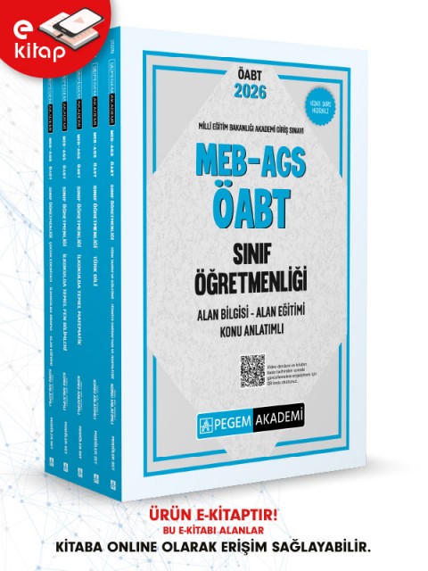 2026 MEB-AGS ÖABT Sınıf Öğretmenliği Konu Anlatımlı E-Kitap Seti