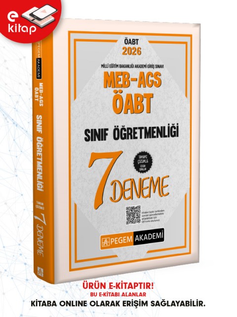 2026 MEB-AGS-ÖABT Sınıf Öğretmenliği Tamamı Çözümlü 7 E-Deneme