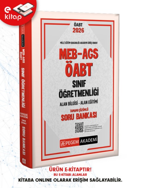 2026 MEB-AGS ÖABT Sınıf Öğretmenliği Tamamı Çözümlü E-Soru Bankası