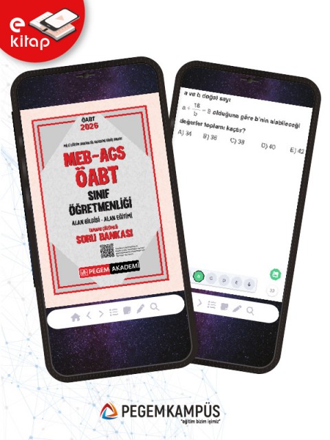 2026 MEB-AGS ÖABT Sınıf Öğretmenliği Tamamı Çözümlü E-Soru Bankası