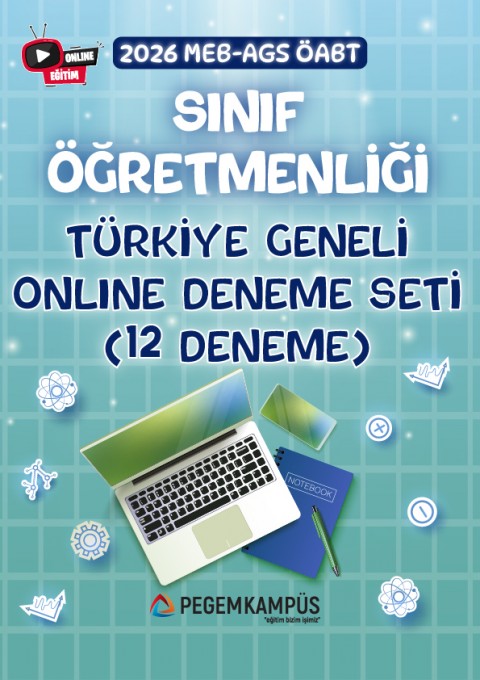 2026 MEB-AGS ÖABT Sınıf Öğretmenliği Türkiye Geneli Online Deneme Seti (12 Deneme)