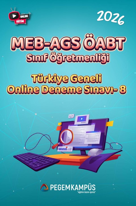 2026 MEB-AGS ÖABT Sınıf Öğretmenliği Türkiye Geneli Online Deneme Sınavı-8