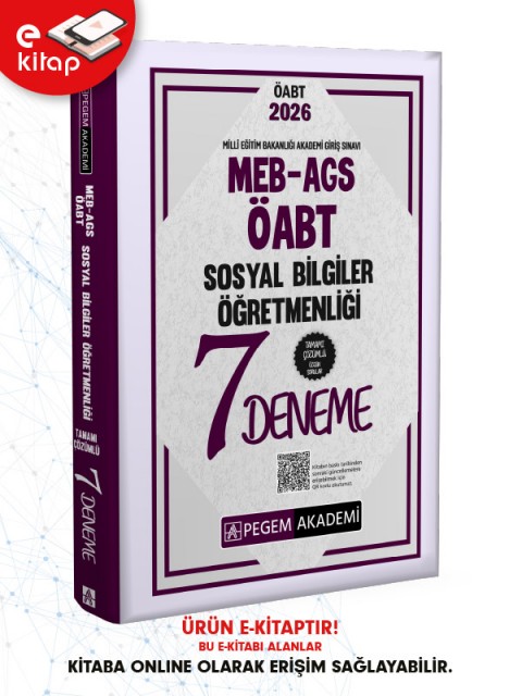 2026 MEB-AGS-ÖABT Sosyal Bilgiler Öğretmenliği Tamamı Çözümlü 7 E-Deneme
