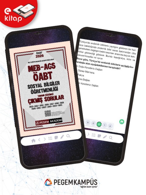 2026 MEB-AGS ÖABT Sosyal Bilgiler Öğretmenliği Tamamı Çözümlü Çıkmış Sorular (e-kitap)