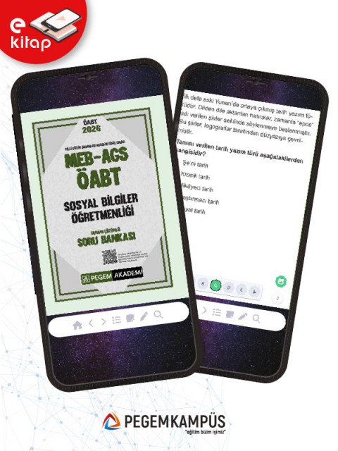 2026 MEB-AGS ÖABT Sosyal Bilgiler Öğretmenliği Tamamı Çözümlü E-Soru Bankası