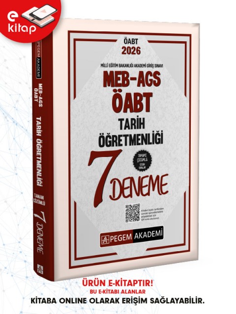 2026 MEB-AGS-ÖABT Tarih Öğretmenliği Tamamı Çözümlü 7 E-Deneme
