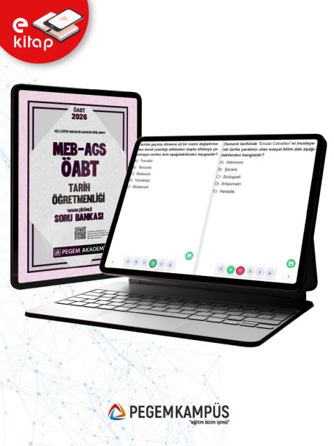 2026 MEB-AGS ÖABT Tarih Öğretmenliği Tamamı Çözümlü E-Soru Bankası