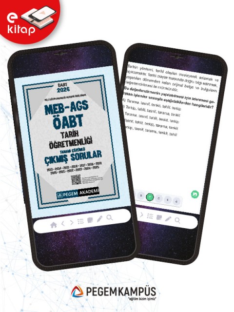 2026 MEB-AGS ÖABT Tarih Öğretmenliği Tamamı Çözümü Çıkmış Sorular (e-kitap)