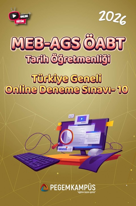 2026 MEB-AGS ÖABT Tarih Öğretmenliği Türkiye Geneli Online Deneme Sınavı-10
