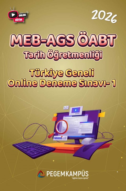 2026 MEB-AGS ÖABT Tarih Öğretmenliği Türkiye Geneli Online Deneme Sınavı-1
