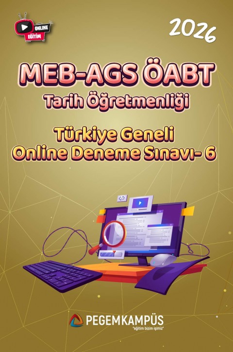 2026 MEB-AGS ÖABT Tarih Öğretmenliği Türkiye Geneli Online Deneme Sınavı-6