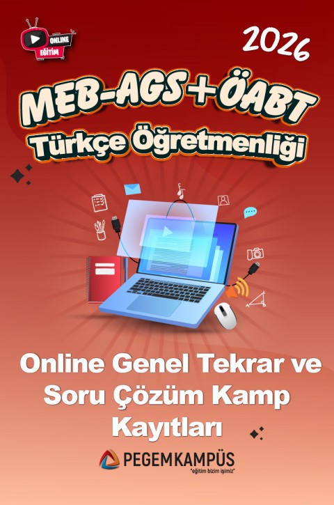 2026 MEB-AGS + ÖABT Türkçe Öğretmenliği Online Genel Tekrar ve Soru Çözüm Kamp Kayıtları