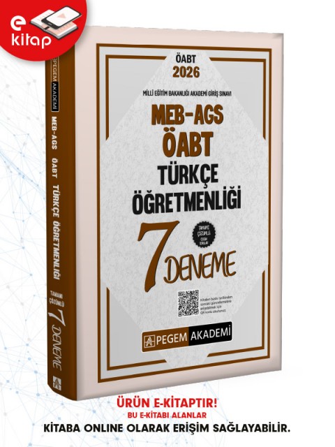 2026 MEB-AGS-ÖABT Türkçe Öğretmenliği Tamamı Çözümlü 7 E-Deneme