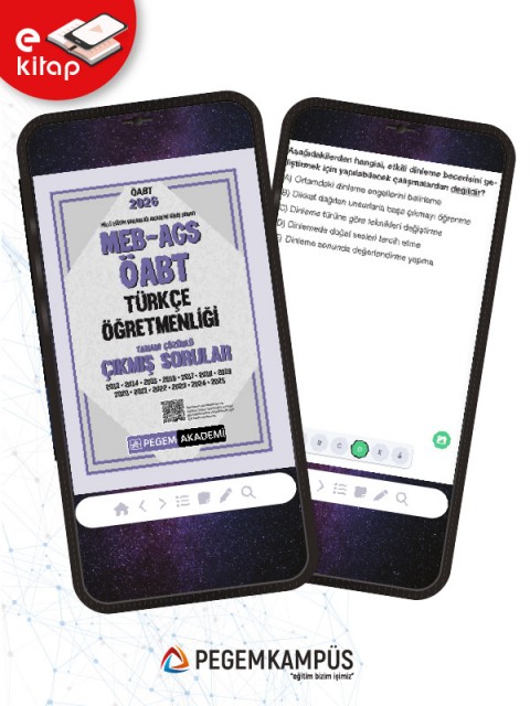 2026 MEB-AGS ÖABT Türkçe Öğretmenliği Tamamı Çözümü Çıkmış Sorular (e-kitap)