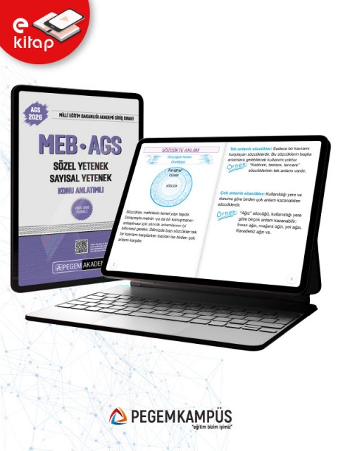 2026 MEB-AGS Sözel Yetenek-Sayısal Yetenek Konu Anlatımlı