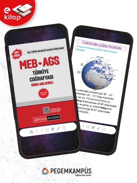 2026 MEB-AGS Türkiye Coğrafyası Konu Anlatımlı E-Kitap
