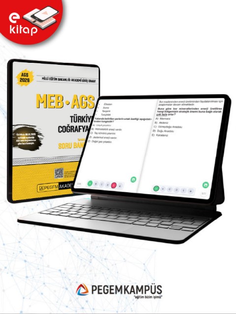 2026 MEB-AGS Türkiye Coğrafyası Tamamı Çözümlü E-Soru Bankası