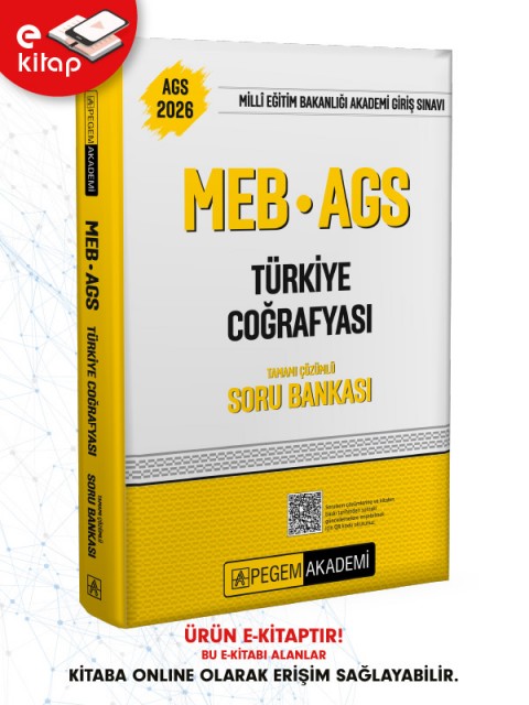 2026 MEB-AGS Türkiye Coğrafyası Tamamı Çözümlü E-Soru Bankası