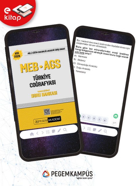 2026 MEB-AGS Türkiye Coğrafyası Tamamı Çözümlü E-Soru Bankası
