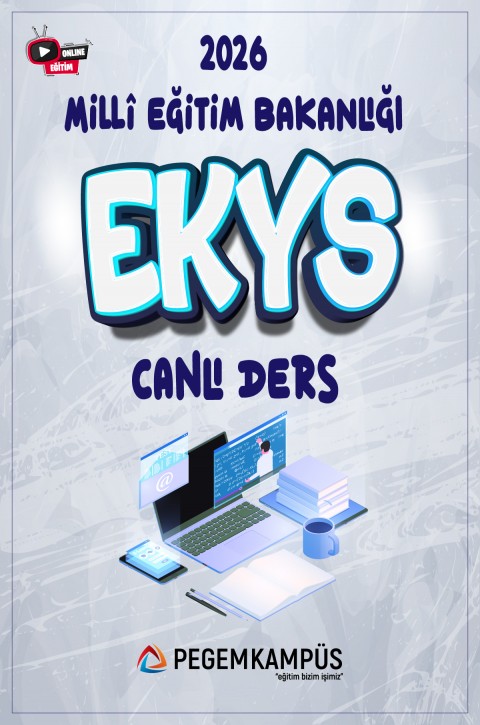 2026 Millî Eğitim Bakanlığı EKYS Canlı Ders + Konu Anlatım + Soru Bankası + 7 Deneme